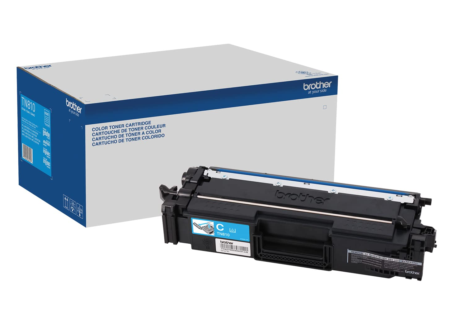 Brother TN810C Toner Cartridge Cyan HL‐L9410CDN MFC‐L9610CDN HL‐L9430CDN  HL‐L9470CDN HL‐EX470W MFC‐L9630CDN Sun Data Supply